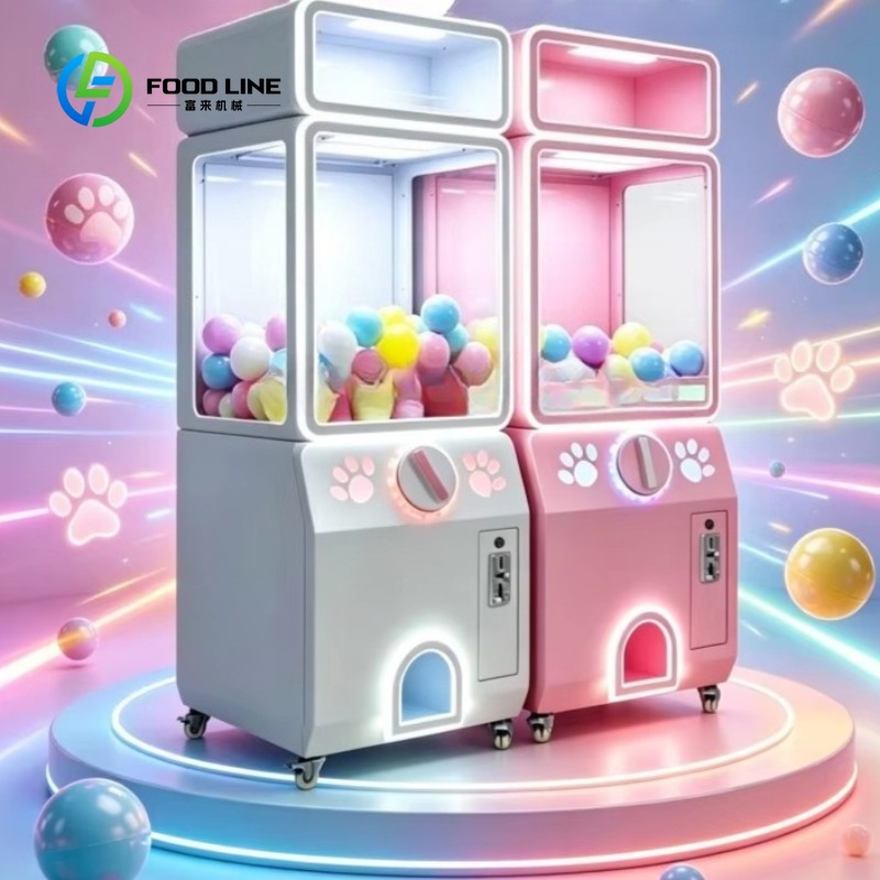 Prize Capsule Toy Machine - Op maat gemaakte muntbediende capsule-speelgoedautomaat, draaibare