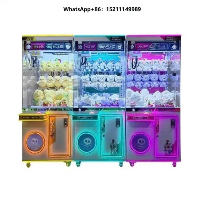 Claw Crane Machine - Mini plastic kinderspeelgoed kraanmachine met snoepjesprijsbox,