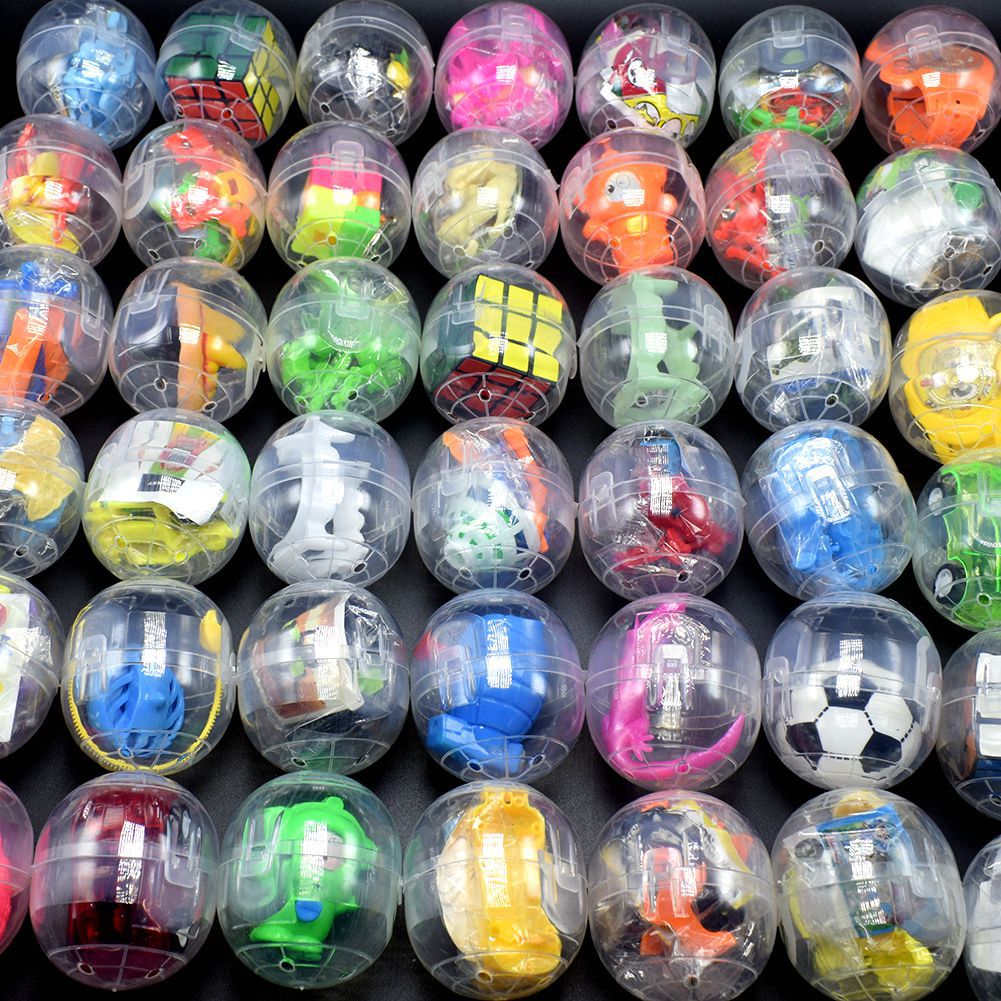 Coin Pusher Machine - 20PCS Gachapon Machine Transparant Gachapon Speelgoed