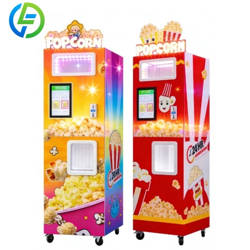 Popcorn Vending Machine - Geavanceerde, nieuwe stijl automatische popcornverkoopautomaat 110V/220V