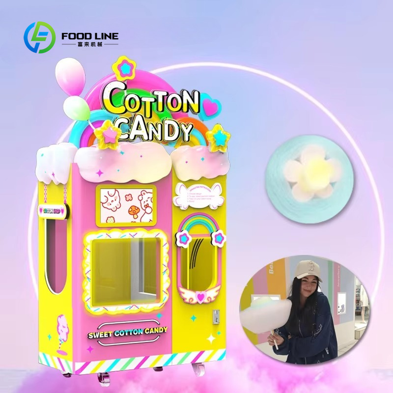 Candy Floss Machine - Aangepaste suikerspin-automaat met instelbare functies, volautomatische