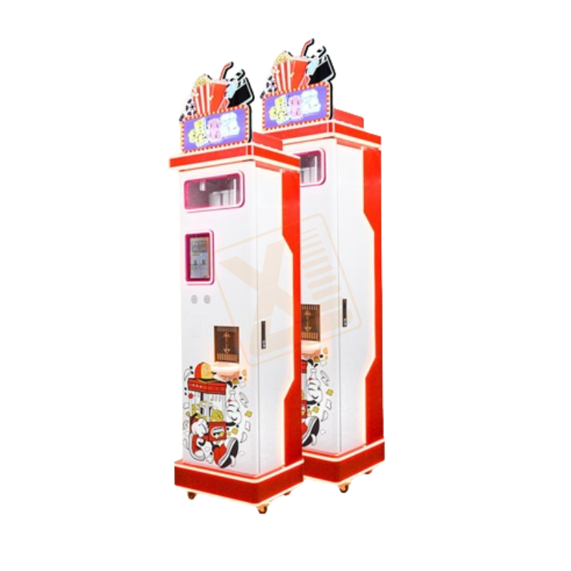 Muntbediende popcornautomaat v - Popcorn Vending Machine recensie en prijs