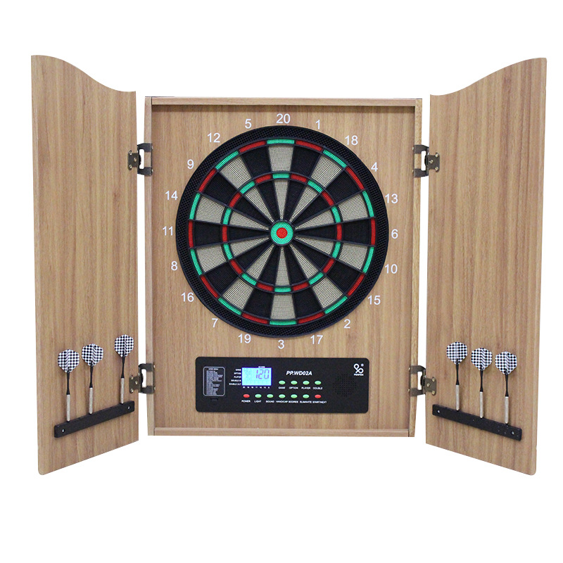 Luxe houten elektronische dart - Electronic Dartboard Cabinet recensie en prijs