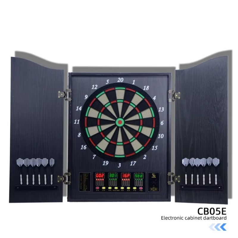 Luxe houten elektronische dart - Electronic Dartboard Cabinet recensie en prijs