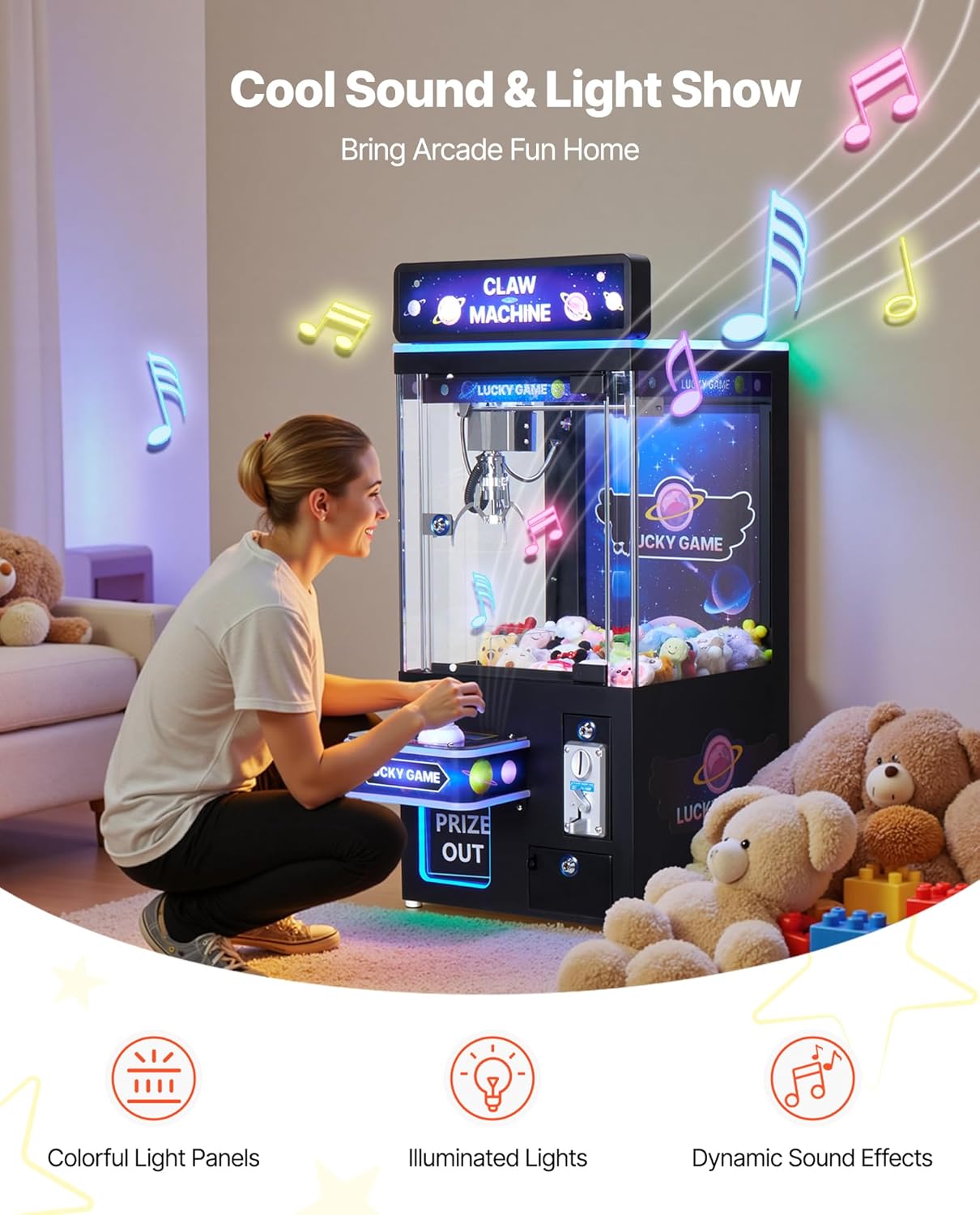 VEVOR Klauwkraanmachine, midde - Claw Crane Machine recensie en prijs