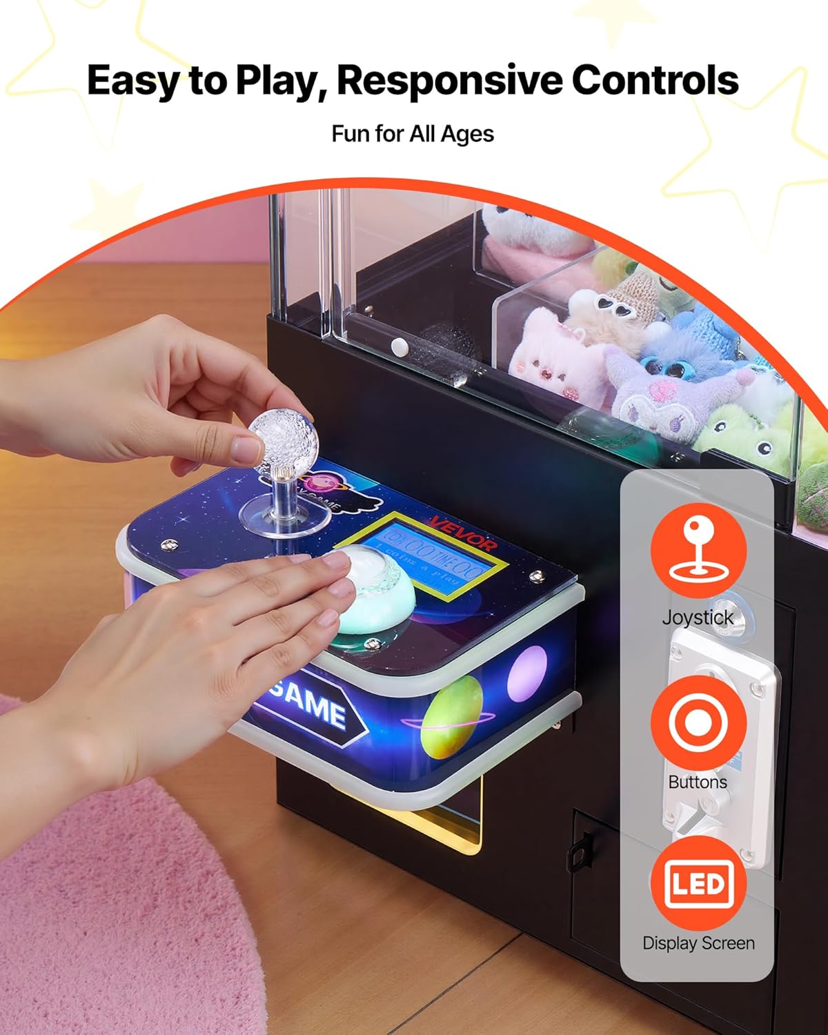 VEVOR Klauwkraanmachine, midde - Claw Crane Machine recensie en prijs