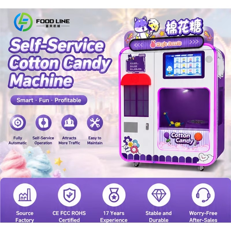Aangepaste volautomatische sli - Candy Floss Machine recensie en prijs
