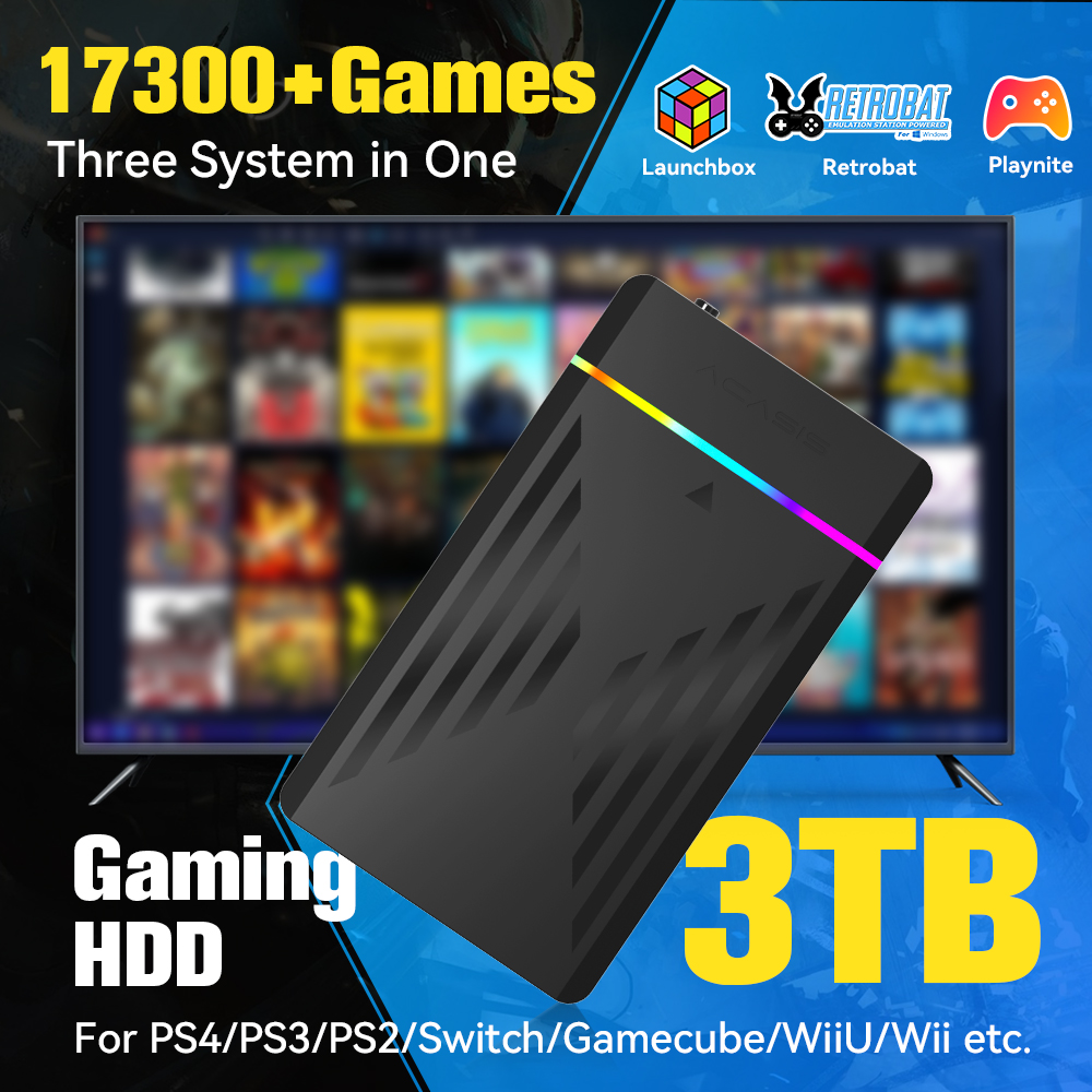 3TB Draagbare Gaming HDD Launc - Arcade X recensie en prijs